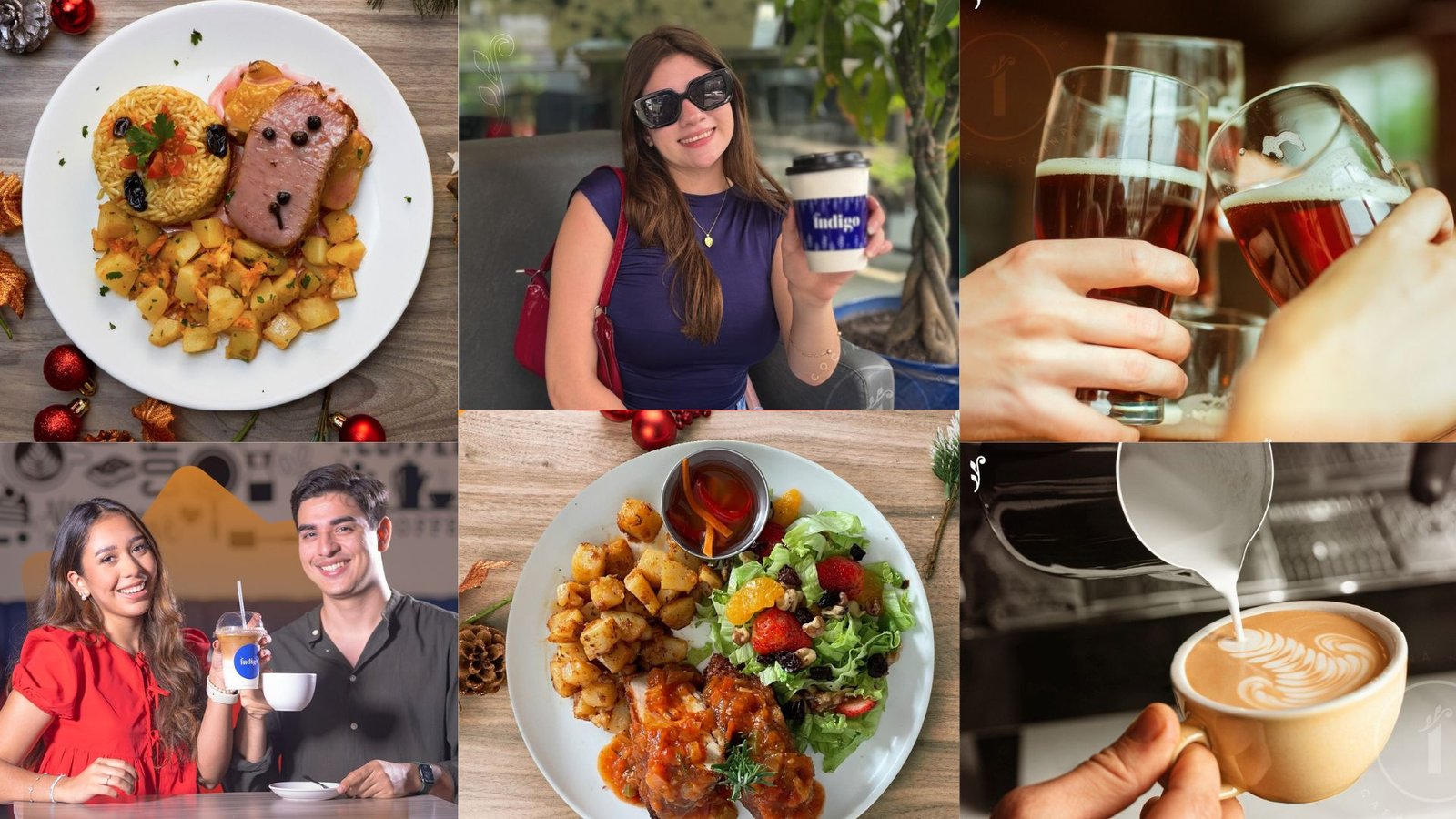 Lomo de Cerdo al Horno y Cordón Blue de Pollo de Indigo Café en Plaza Premier Humuya.