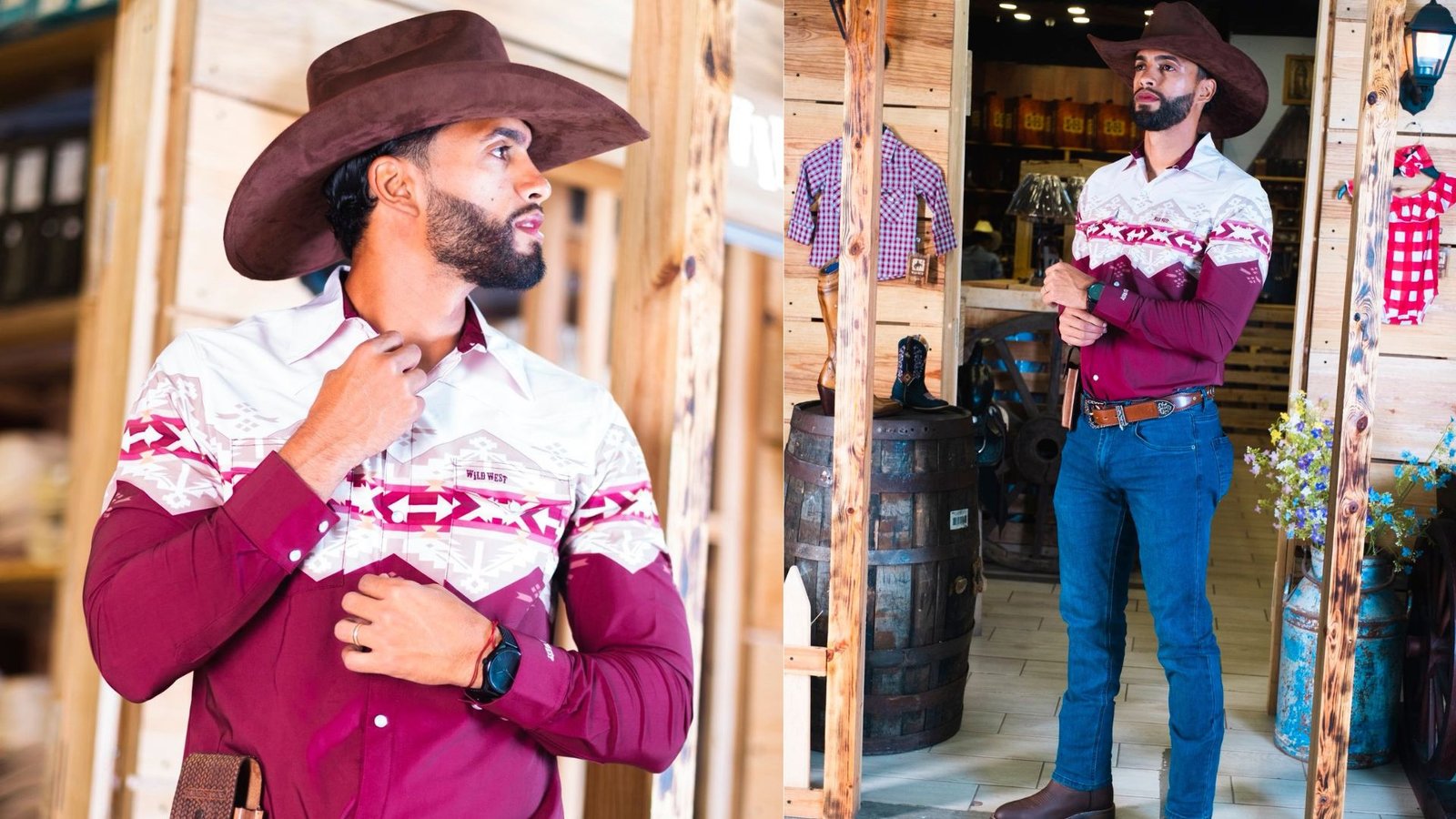 Ropa estilo vaquero, sombreros y botas en Wild West Mall Premier Juticalpa.