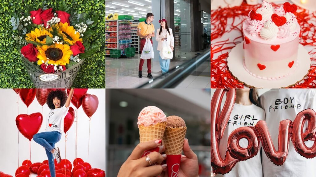 Pareja disfrutando la mejor date de febrero en Catacamas en Mall Premier