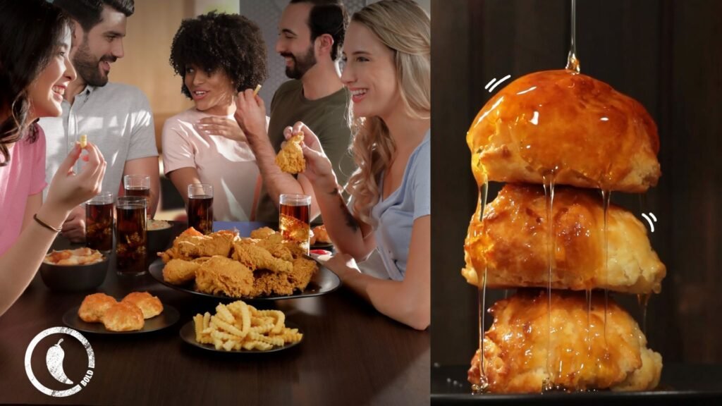 Church's Chicken en Mall Premier Tegucigalpa con piezas extragrandes de pollo frito