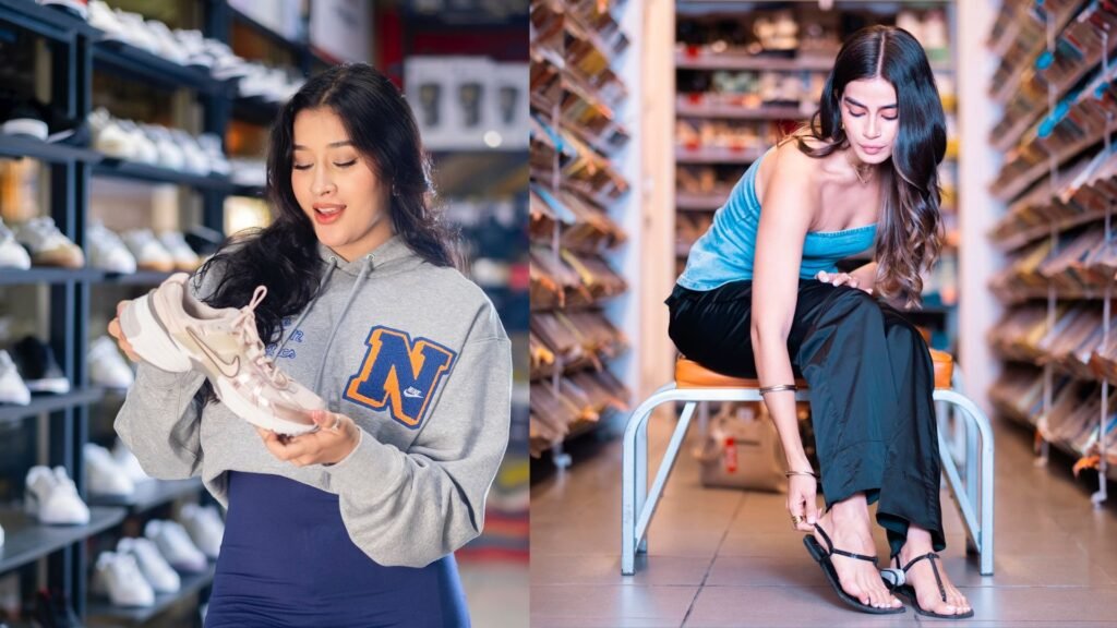 Shopping entre amigas eligiendo calzado en Payless Comayagua