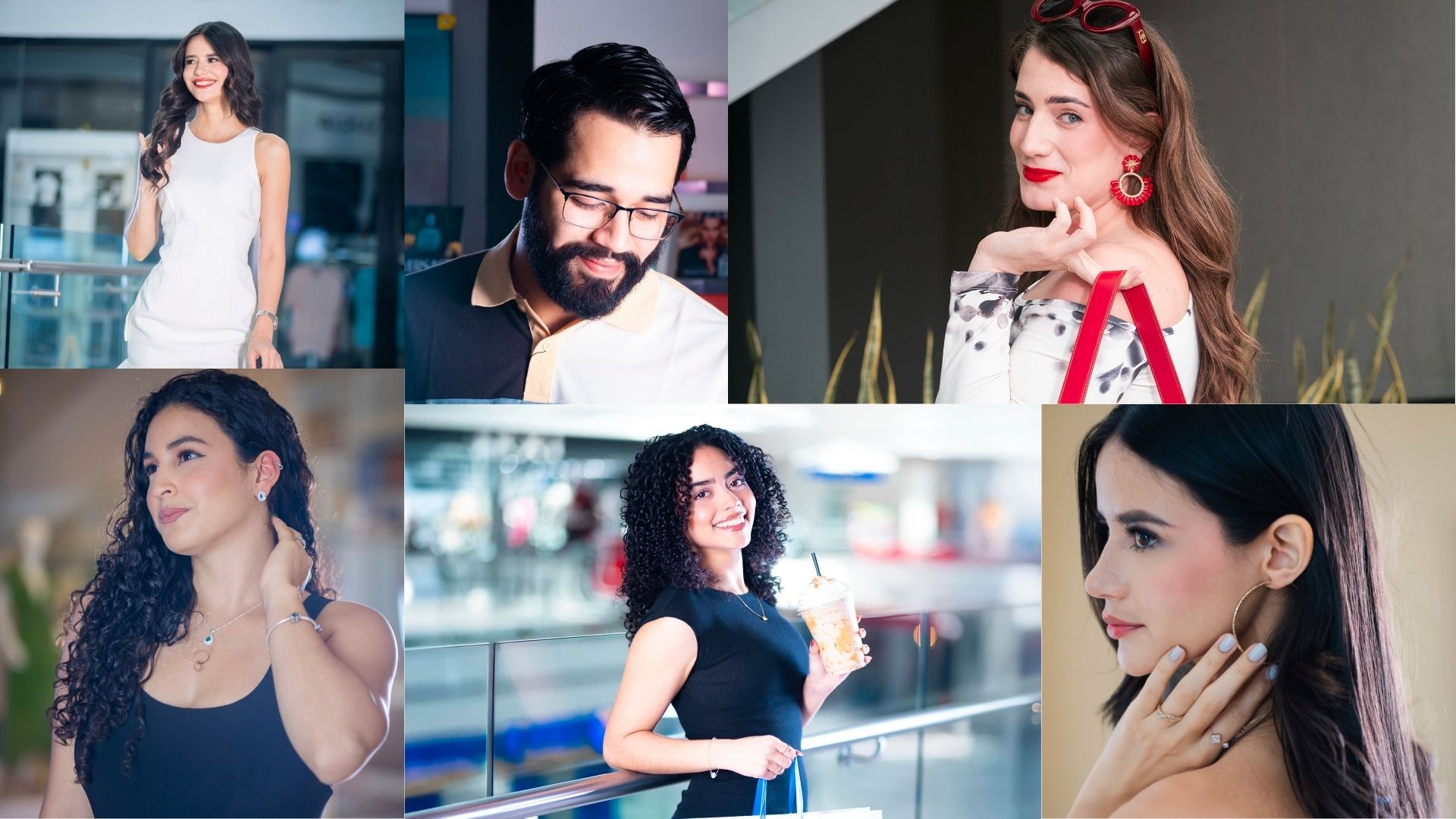 Collage de personas con diferentes tipos de cabello saludable en Honduras.