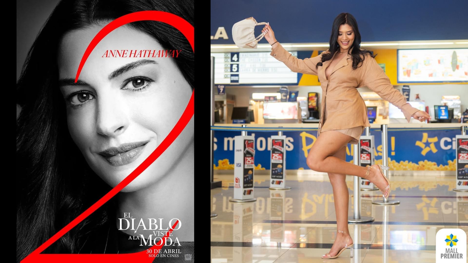 Promoción del estreno de The Devil Wears Prada en la tienda Cinépolis de Mall Premier Juticalpa de Grupo Premier.