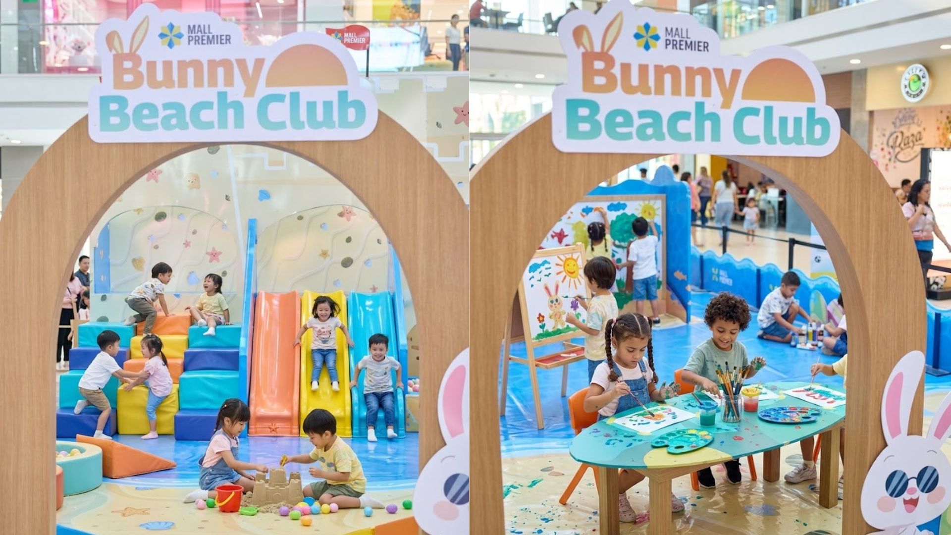 Villa de Pascua Interactiva para niños en Mall Premier Tegucigalpa de Grupo Premier. 