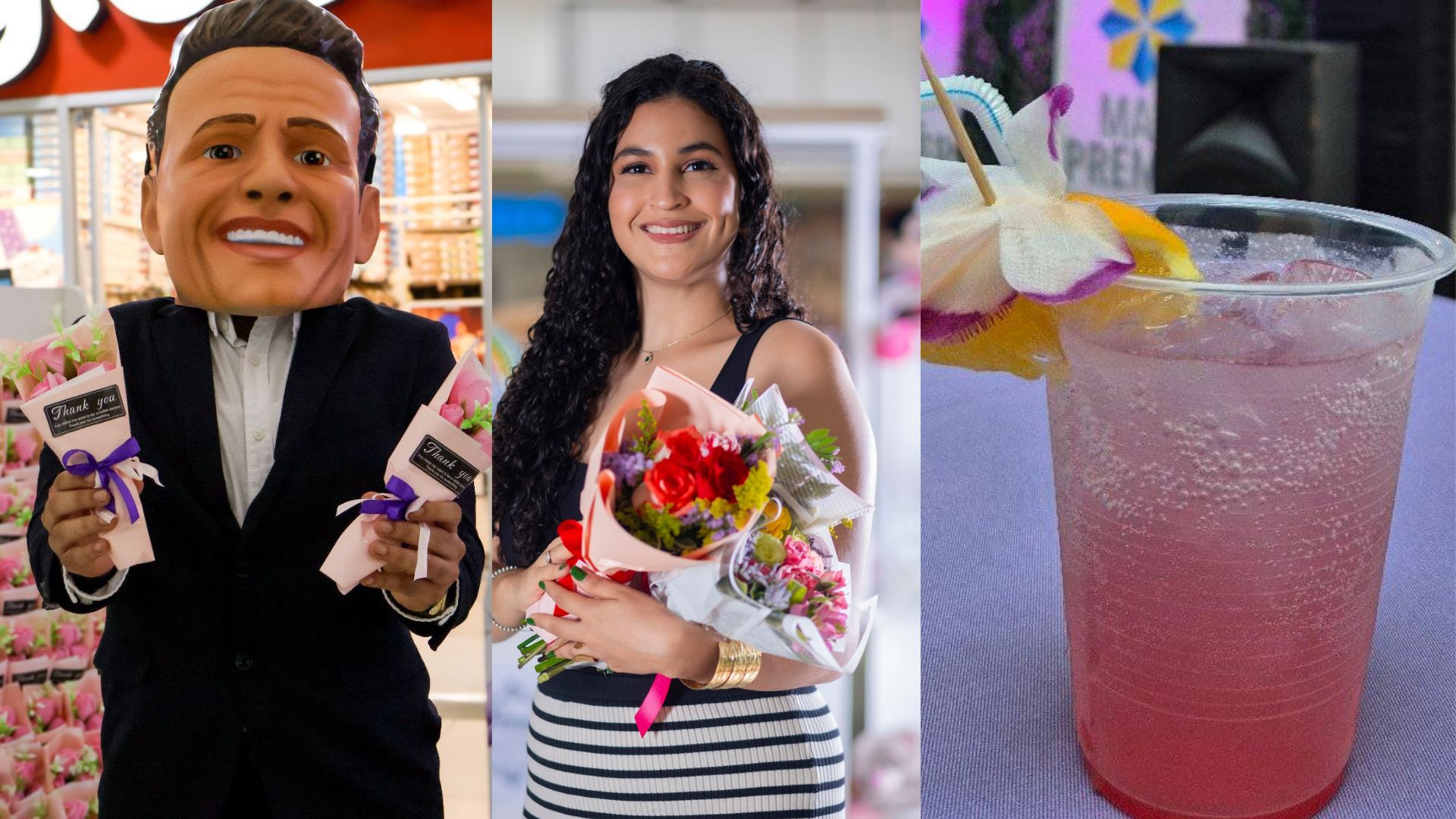 Entrega de rosas y música en vivo en Mall Premier Juticalpa por el Día de la Madre.  