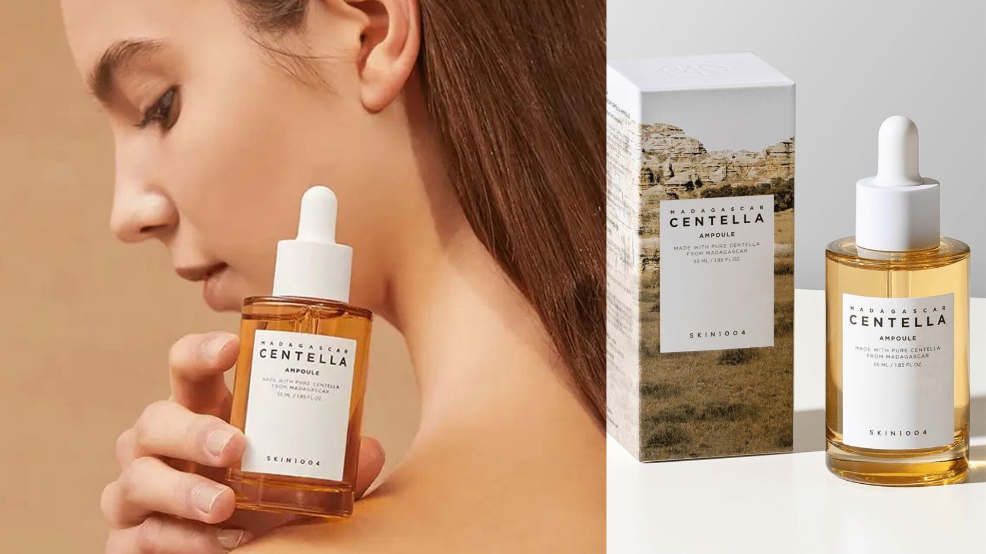 Suero concentrado de Centella Asiática de la marca SKIN1004 en tienda Maddison, Mall Premier Tegucigalpa y Comayagua.