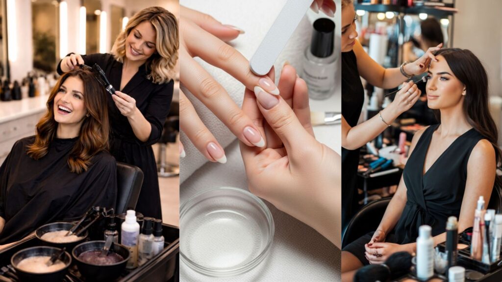 Tratamientos de cabello, manicura y maquillaje profesional en los salones de Plaza Premier