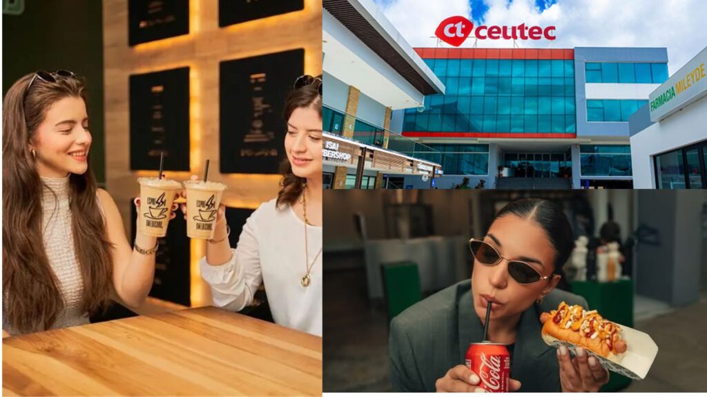 Estudiantes de CEUTEC tomando café y estudiando en un lugar cómodo con wifi cerca de la universida
