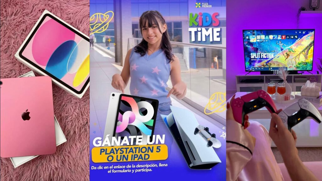 Sorteo Kids Time: participa y gana un PlayStation 5 o un iPad