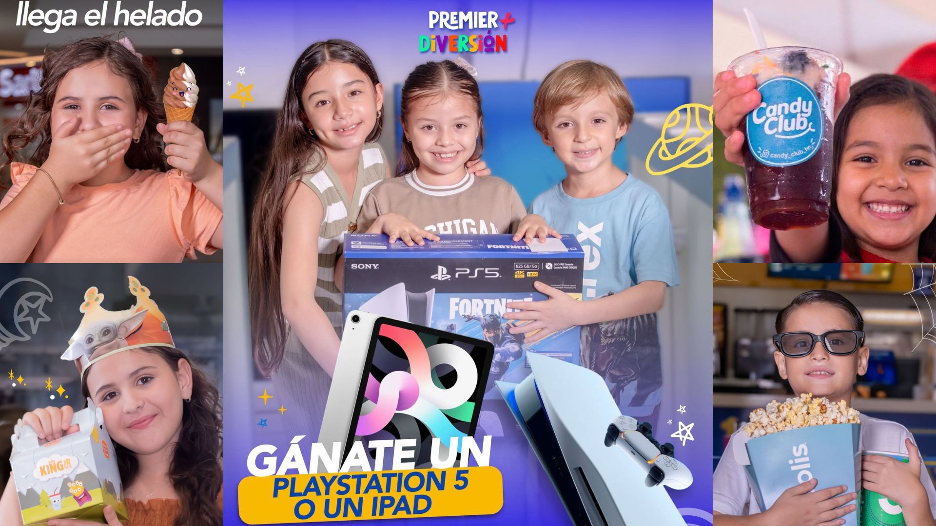 Niños felices ganando premios en el gran cierre del plan perfecto de fin de semana para niños