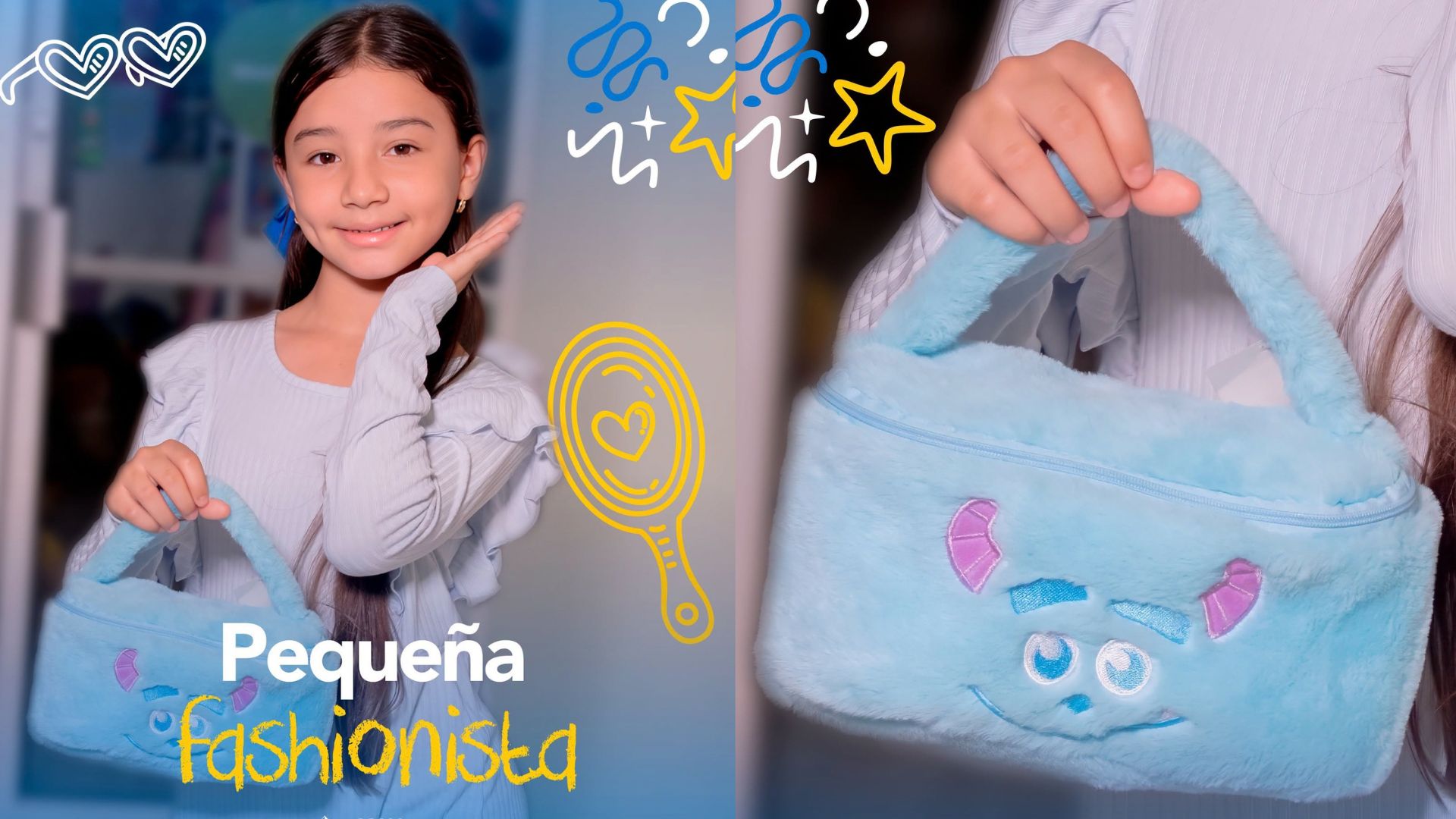 Niña sonriendo feliz con un accesorio tierno durante el plan perfecto de fin de semana para niños en Mall Premier Comayagua