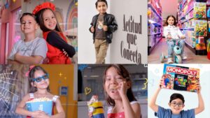 Niños sonriendo felices disfrutando de un plan perfecto de fin de semana para niños en Mall Premier Honduras